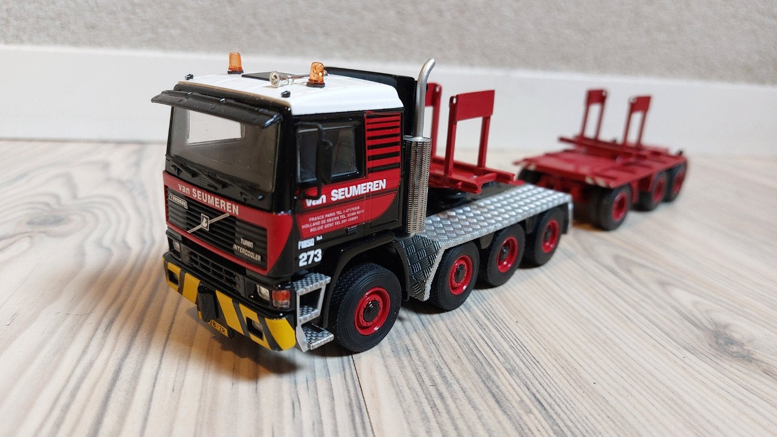 Wsi Terberg Mammoet met imc dolly betonbalk transport, Ophalen of Verzenden, Bus of Vrachtwagen, Wsi