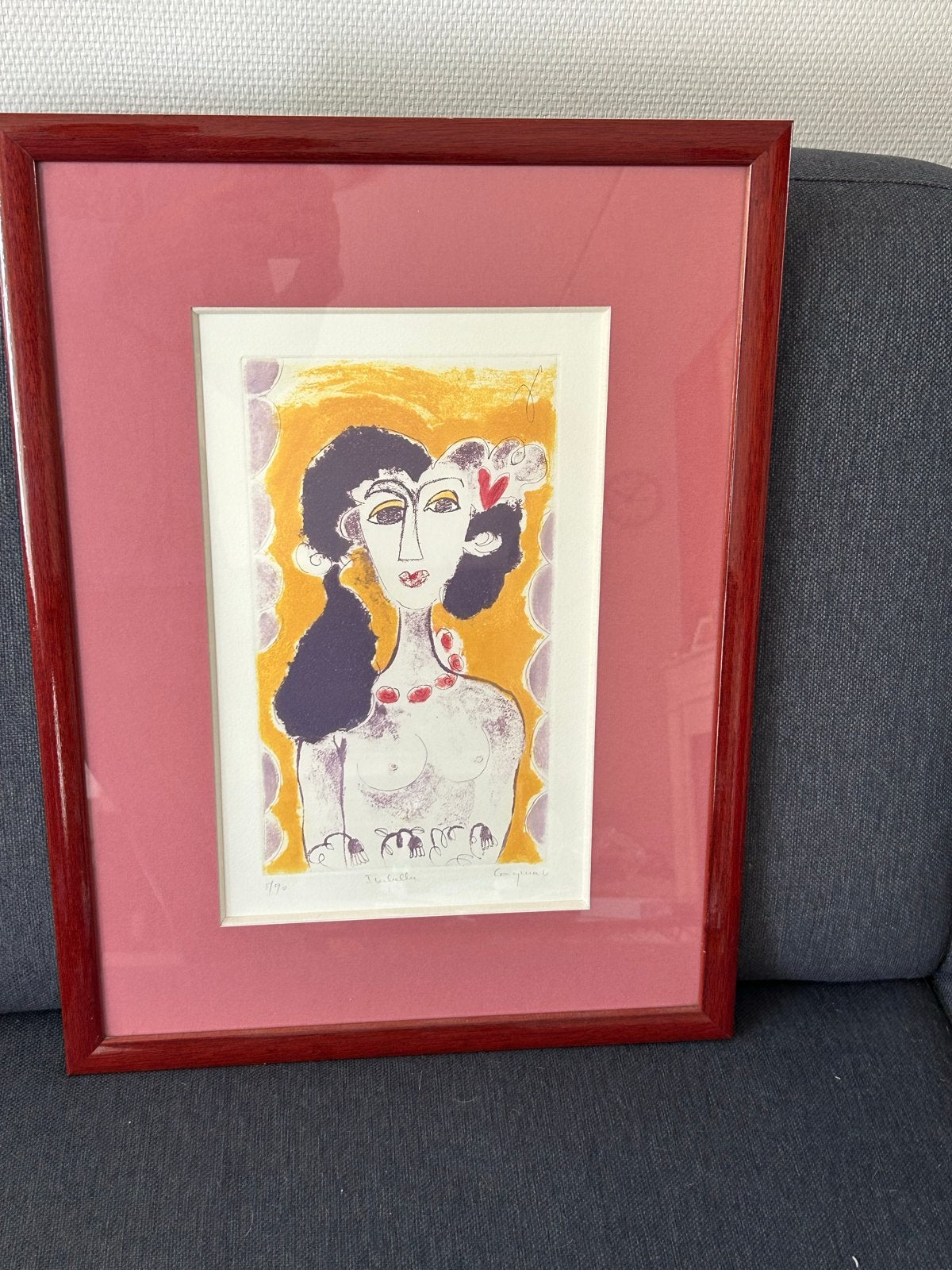 Katrien Caymax-Isabelle (Lithografie, gesigneerd, genummerd), Antiek en Kunst, Kunst | Litho's en Zeefdrukken, Gelimiteerde oplage