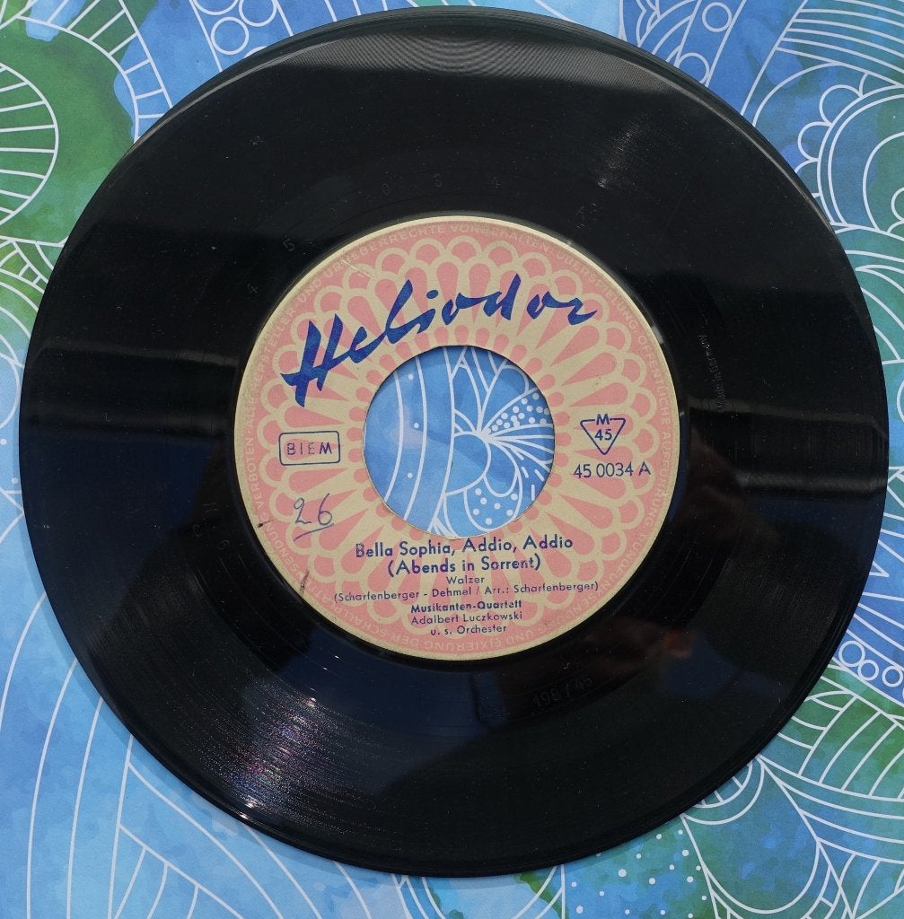 Adelbert Luczkowski - Bella Sophia, Addio, Addio, Gebruikt, Klassiek, 7 inch, Ophalen of Verzenden