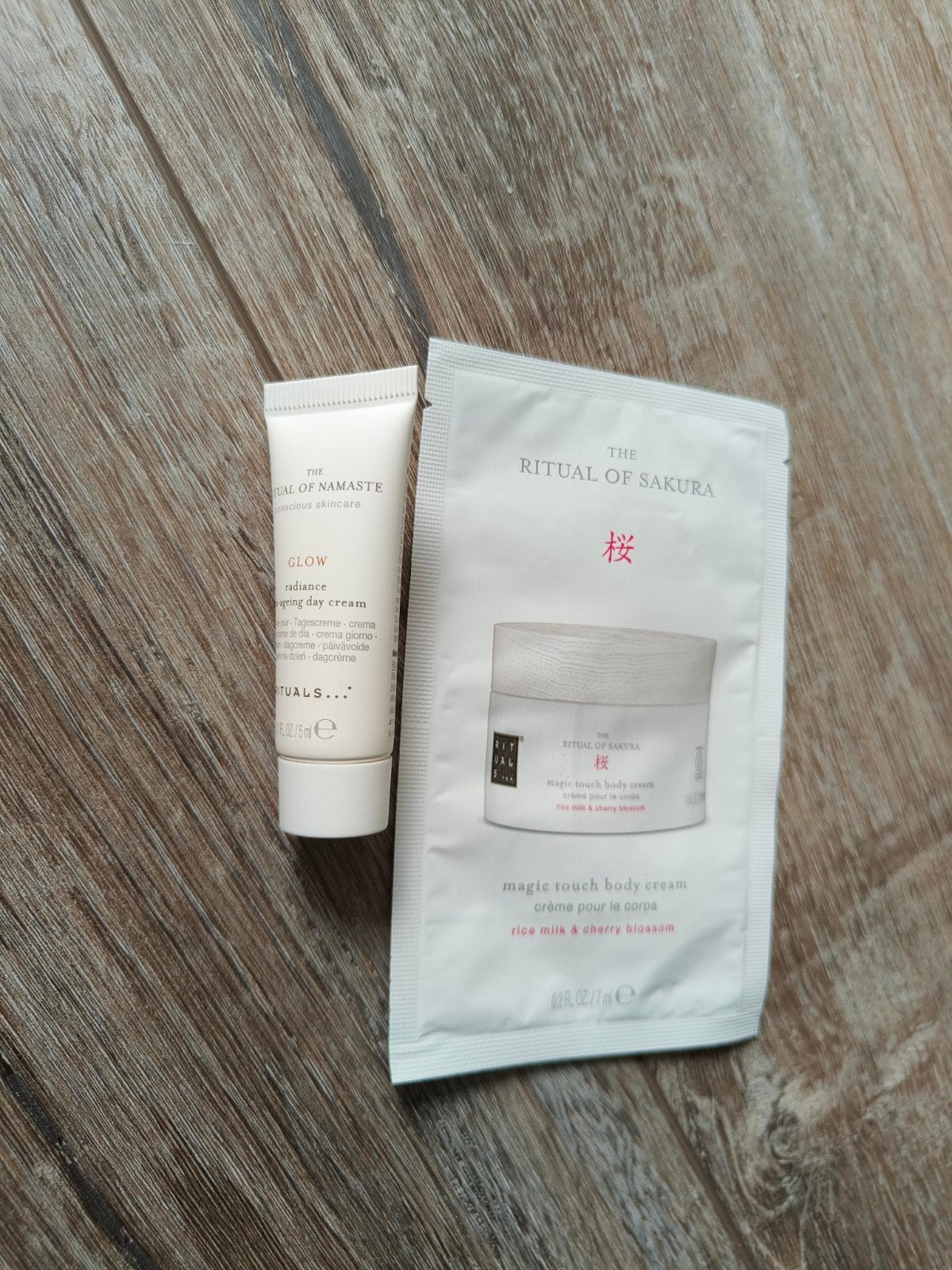 Rituals Skincare Set: Dagcrème & Bodycrème samples, Ophalen of Verzenden, Nieuw, Overige typen