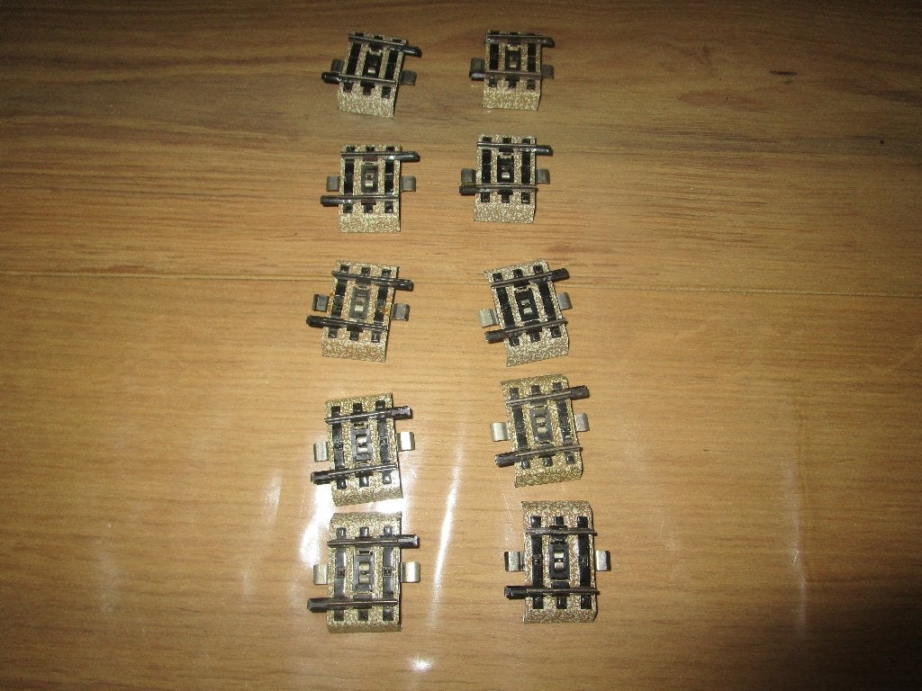 Marklin 10 rechte railsen 5110., Hobby en Vrije tijd, Modeltreinen | H0, Wisselstroom, Gebruikt, Rails, Ophalen of Verzenden
