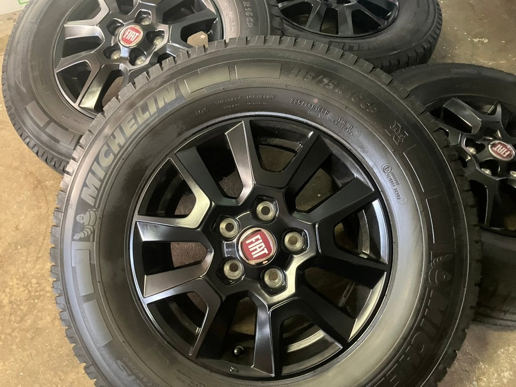 Fiat Ducato light 5x118 velgen ZGAN michelin camperbanden, Ophalen, 16 inch, Banden en Velgen, Bestelwagen