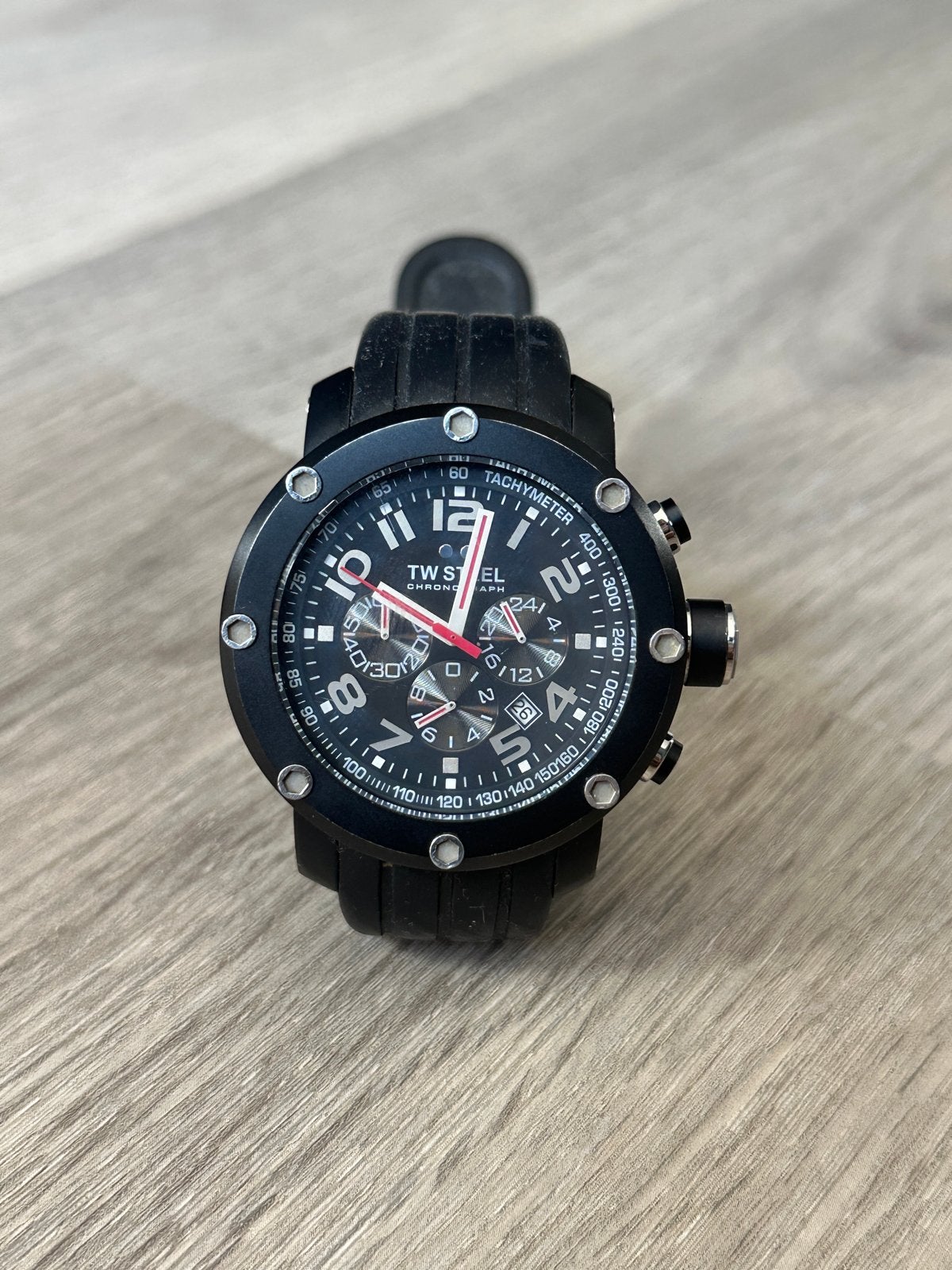 TW Steel TW135 horloge, Sieraden, Tassen en Uiterlijk, Horloges | Heren, Gebruikt, Staal, Polshorloge, Kunststof