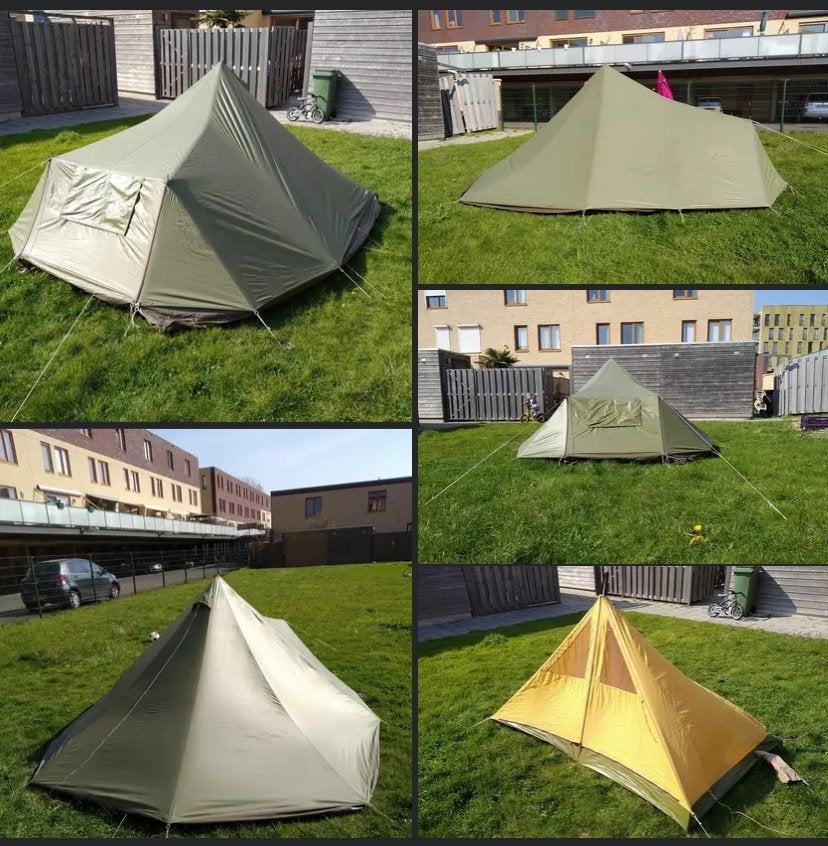 Esvo lichtgewicht 2 pers katoen/polyester Lariks, Caravans en Kamperen, Ophalen of Verzenden, Gebruikt, Tot en met 2