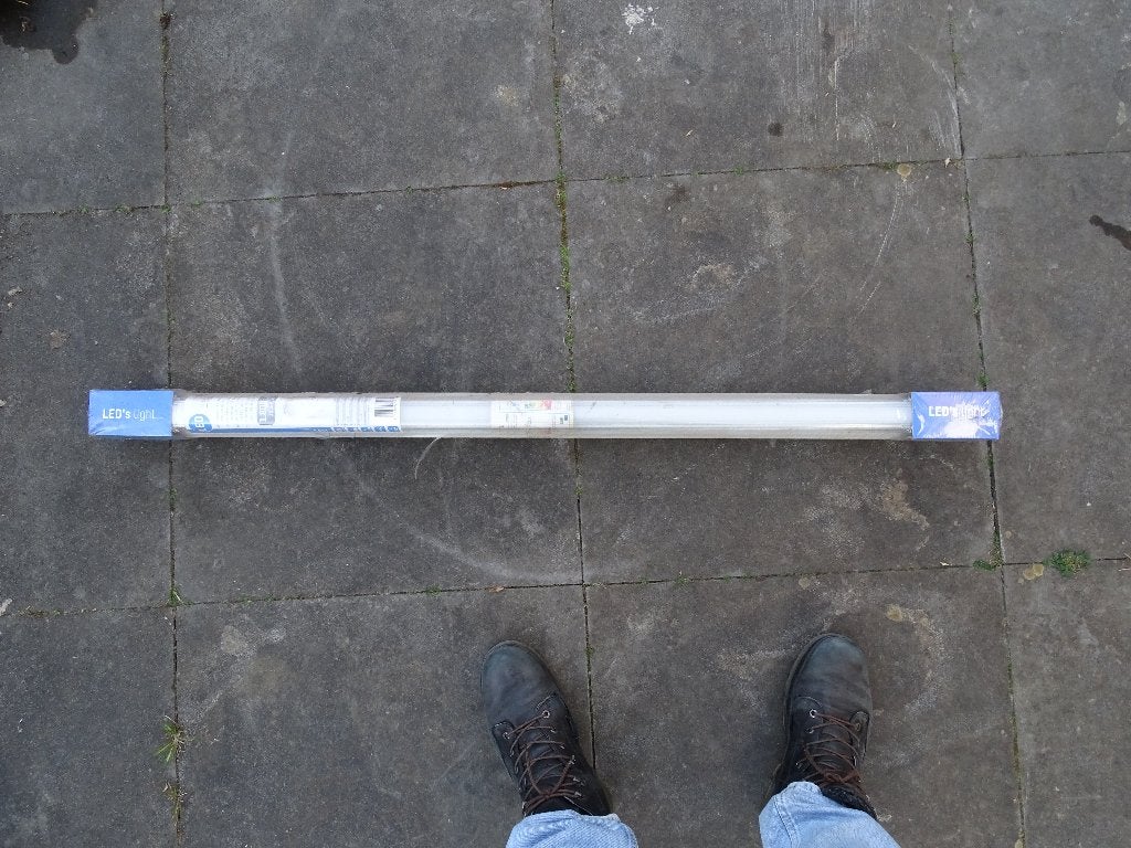 LED TL balk, Kunststof, Inclusief lichtbron, Ophalen of Verzenden, Zo goed als nieuw