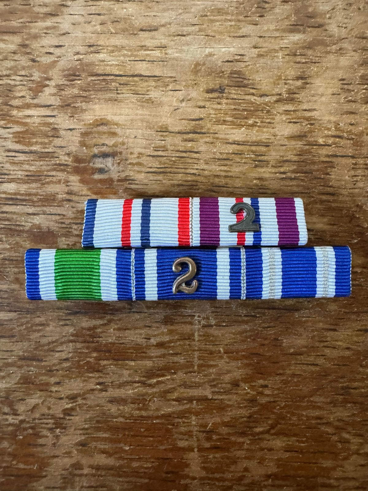 5-delige baton van diverse militaire uitzendingen, Ophalen of Verzenden, Overige soorten, Overige gebieden, Lintje, Medaille of Wings