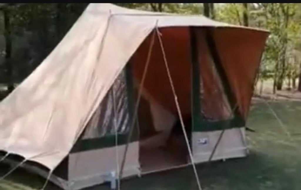 Tent Havik4 pyramidetent, Ophalen, Zo goed als nieuw, Tot en met 4