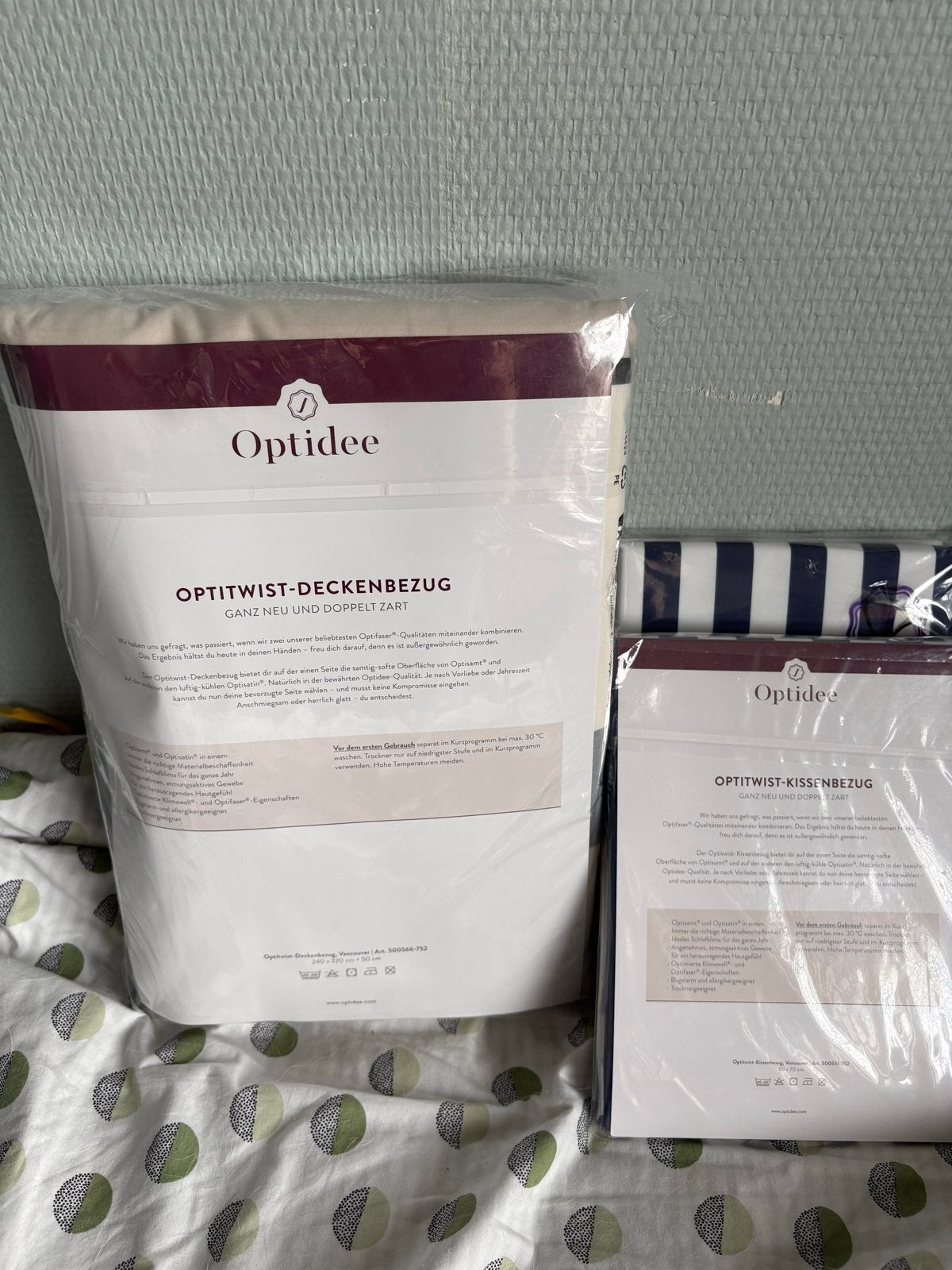 Optidee dekbedovertrek - Nieuw in verpakking, Meerkleurig, Dekbedovertrek, Ophalen of Verzenden, Nieuw