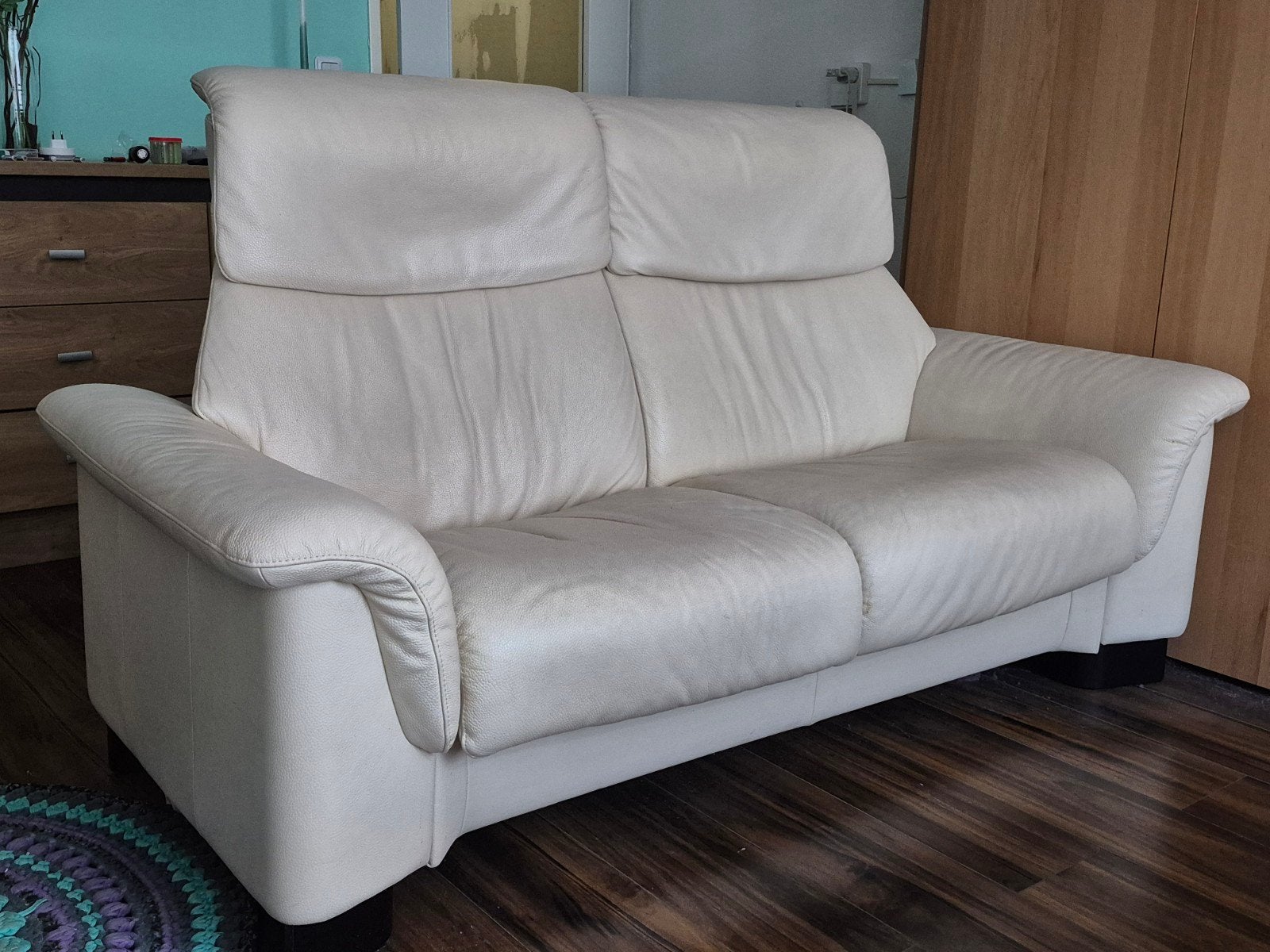 Stressless bank, zittingen afzonderlijk verstelbaar, Ophalen, Gebruikt, 150 tot 200 cm, Modern, Comfort