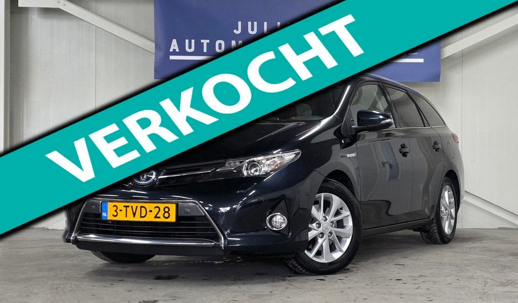 Toyota Auris Touring Sports 1.8 Hybrid Lease+ Dealer Onderho, Auto's, Toyota, Bedrijf, Te koop, Auris, ABS, Achteruitrijcamera