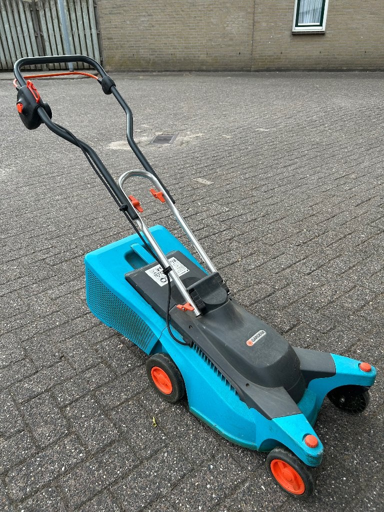 Gardena elektrische grasmaaier type 34E, Ophalen, Gebruikt, Elektrische grasmaaier, Elektrische starter