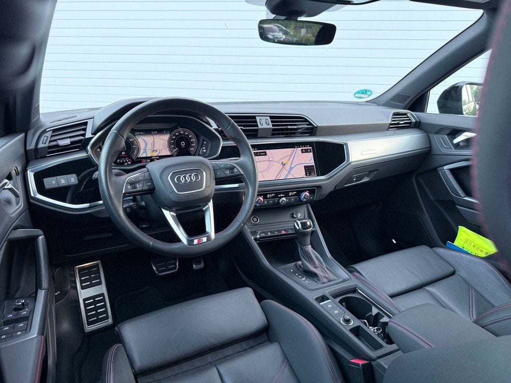 Audi Q3 Sportback 45 TFSI e S-LINE|ACC|KEYLESS|MEMORY|360 CA, Gebruikt, Zwart, Zwart, Hybride Elektrisch/Benzine