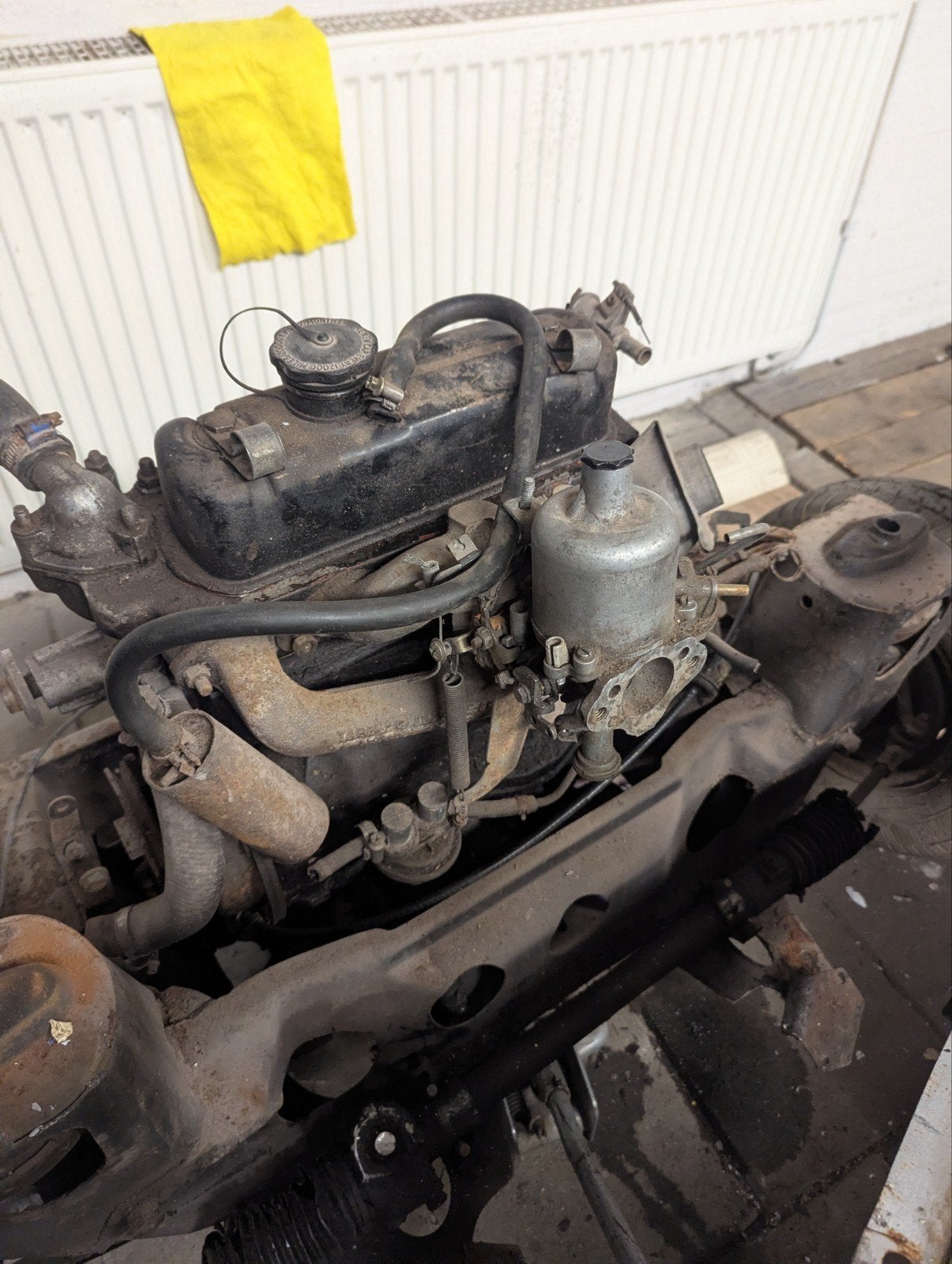 Mini classic motorblok en subframe, Ophalen of Verzenden, Mini