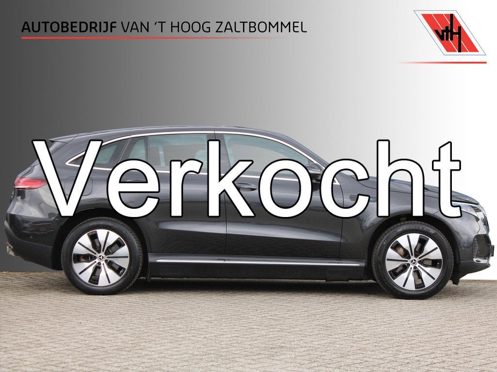 Mercedes-Benz EQC 400 4MATIC Business Solution 80 kWh LEDER, Auto's, Mercedes-Benz, Automaat, Zwart, 2395 kg, Leder
