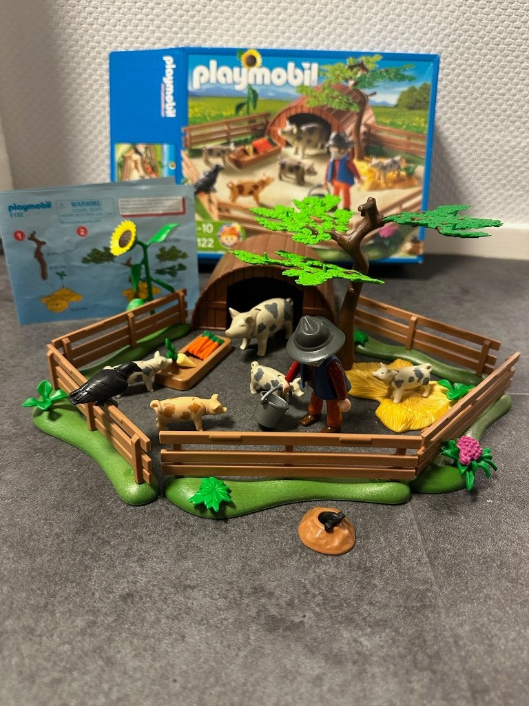 Boer met varkens 5122 - Playmobil, Ophalen of Verzenden, Zo goed als nieuw