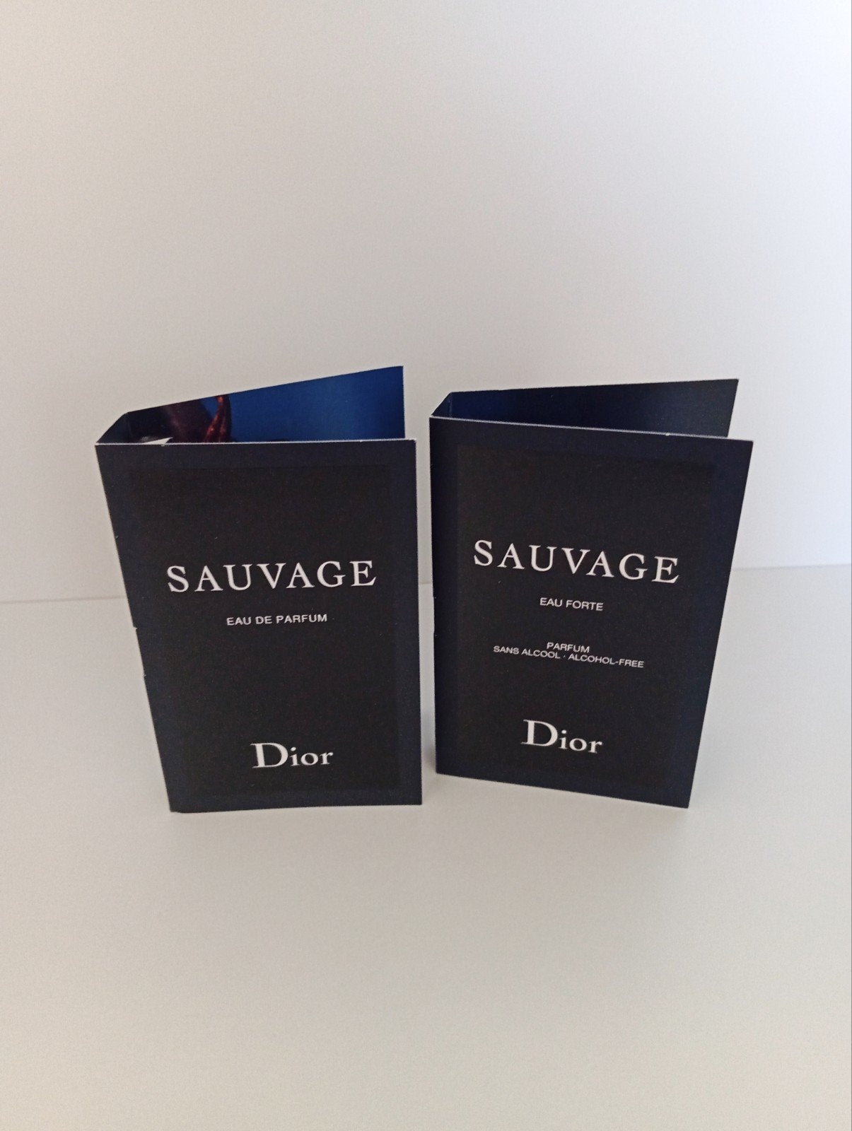 Nieuw Sauvage & Sauvage Eau Forte Parfum samples 1 ml, Ophalen of Verzenden, Nieuw, Gehele gezicht