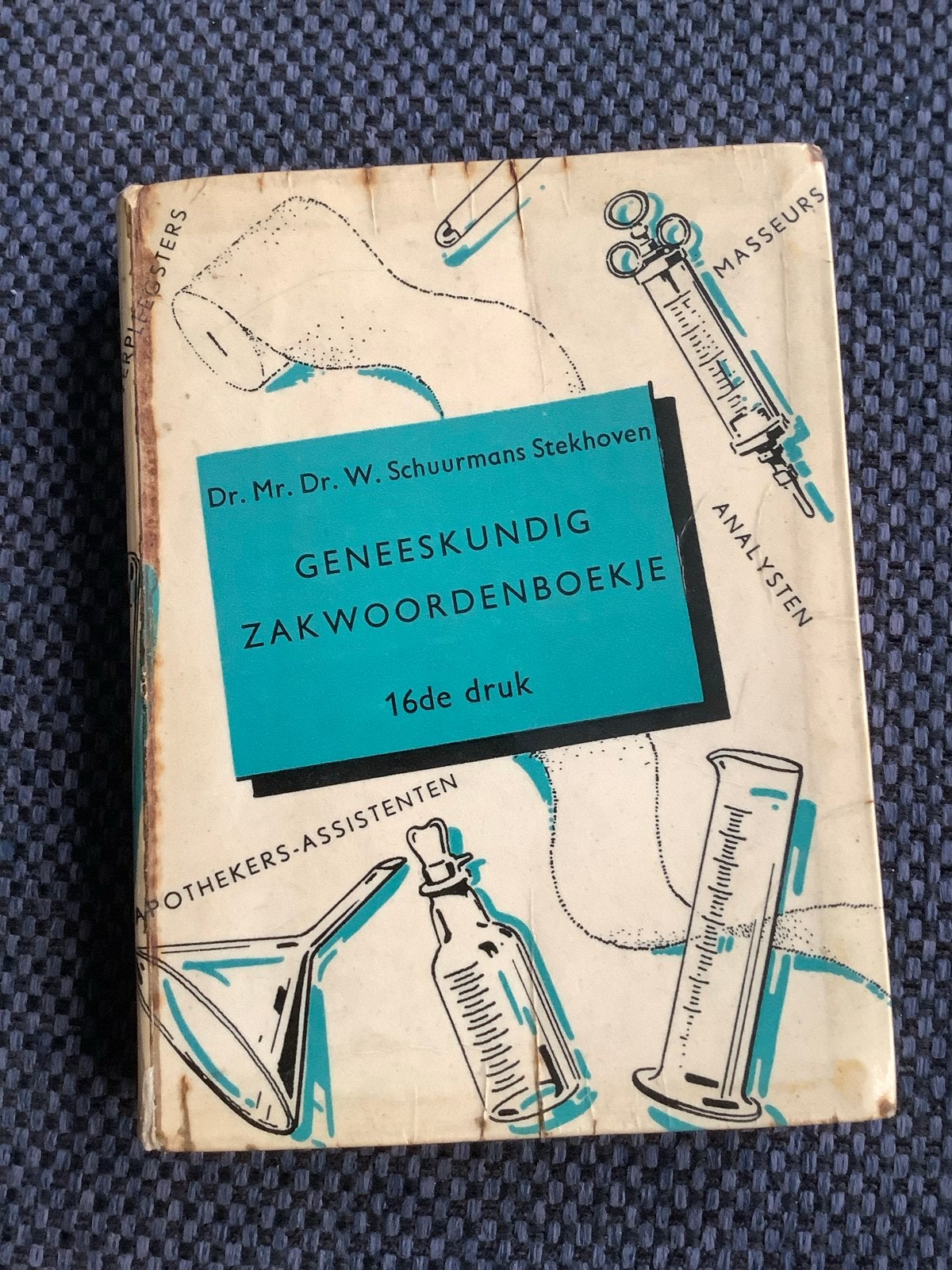 Geneeskundig Zakwoordenboekje - 16e druk (1955) vintage, Boeken, Studieboeken en Cursussen, Ophalen of Verzenden, Beta, Gelezen