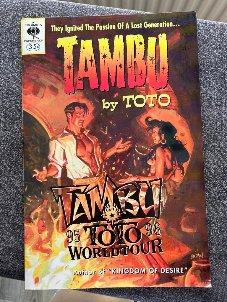 Toto tambu world tour 95/96 tourbook i.z.g.st., Ophalen of Verzenden, Zo goed als nieuw