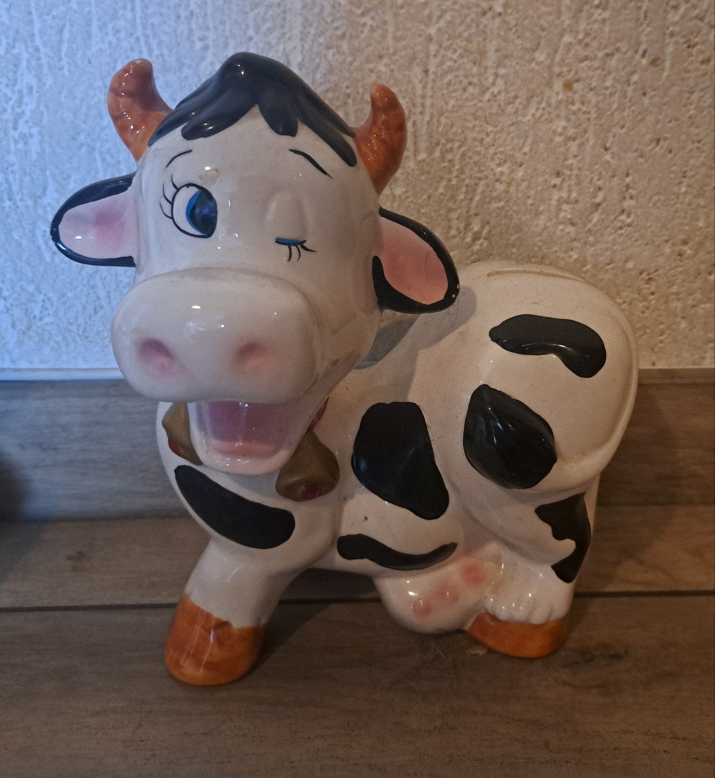 Lieve grote koeien spaarpot, Verzamelen, Ophalen, Zo goed als nieuw, Steen, Aardewerk of Keramiek, Dier