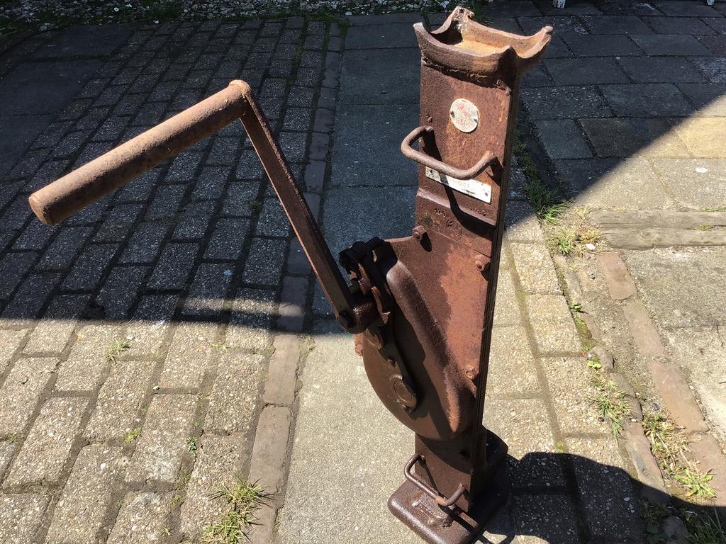 Funderingskrik,vintage, Auto diversen, Ophalen, Gebruikt, Manueel, Potkrik