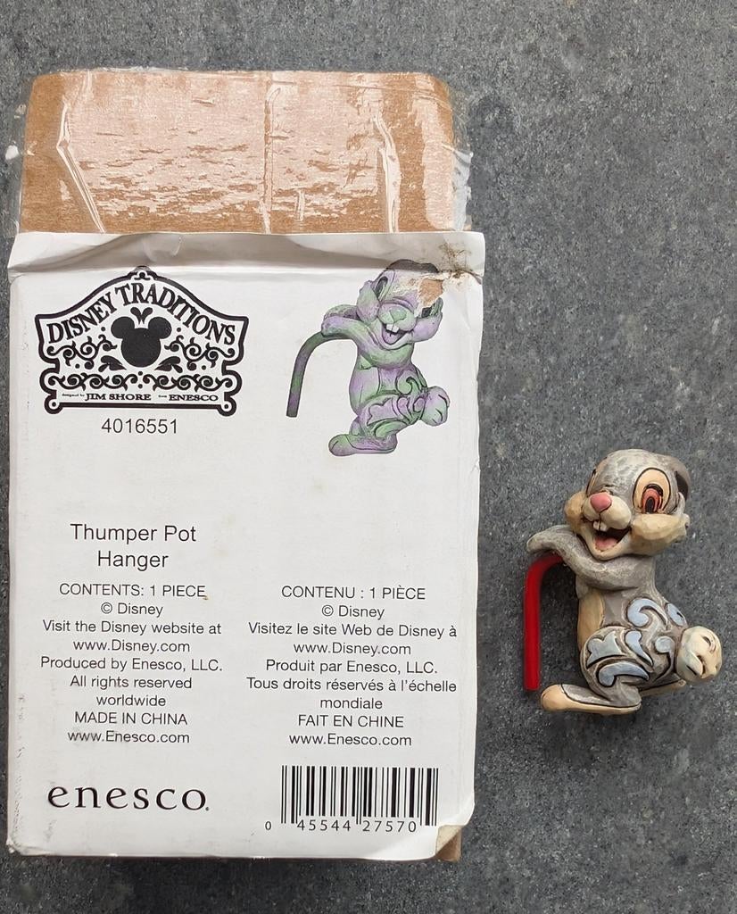 Disney Traditions Thumper pot hanger 4016551, Ophalen of Verzenden, Bambi of Dumbo, Zo goed als nieuw, Beeldje of Figuurtje