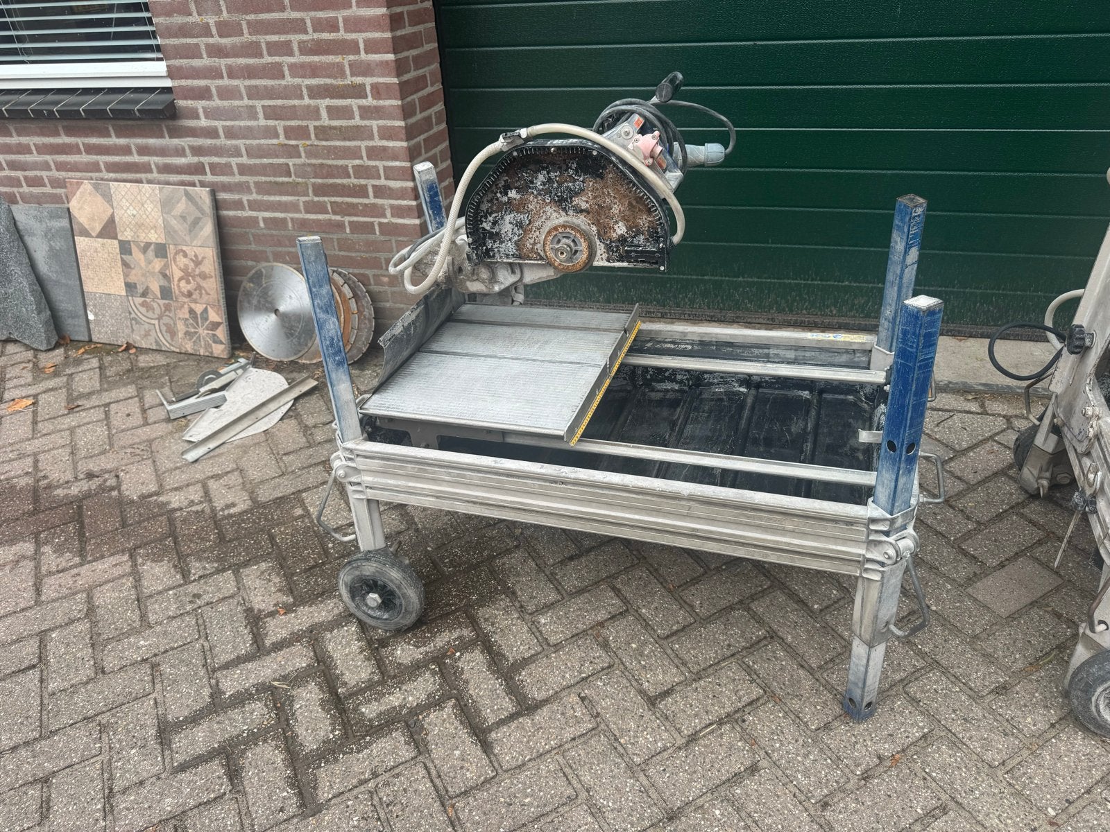Carat T-3510 Professionele Tegel-/Steenzaag - Watergekoeld, Doe-het-zelf en Verbouw, Gereedschap | Zaagmachines, Ophalen, Gebruikt