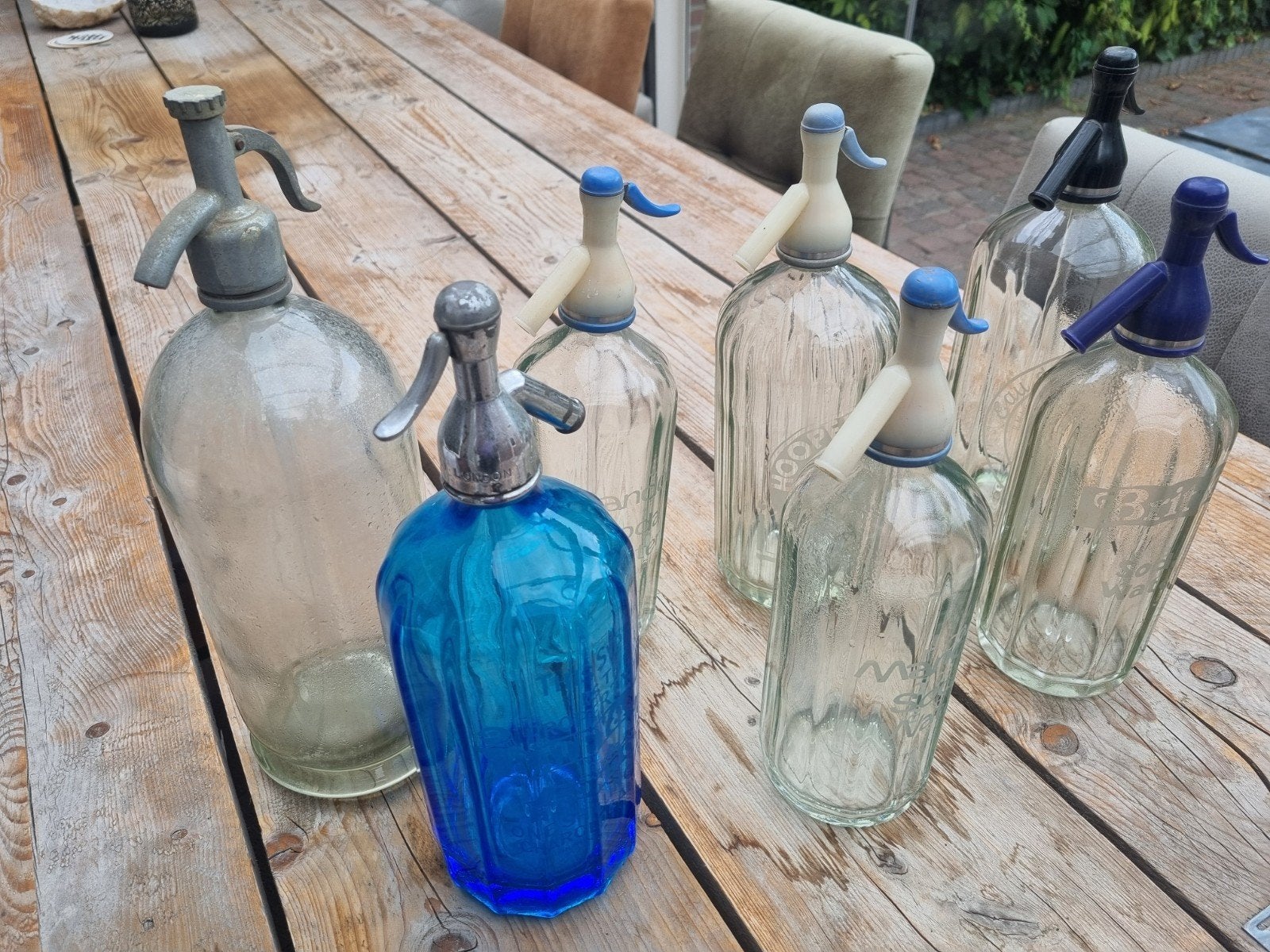 Diverse spuitwaterflessen, Antiek en Kunst, Ophalen of Verzenden