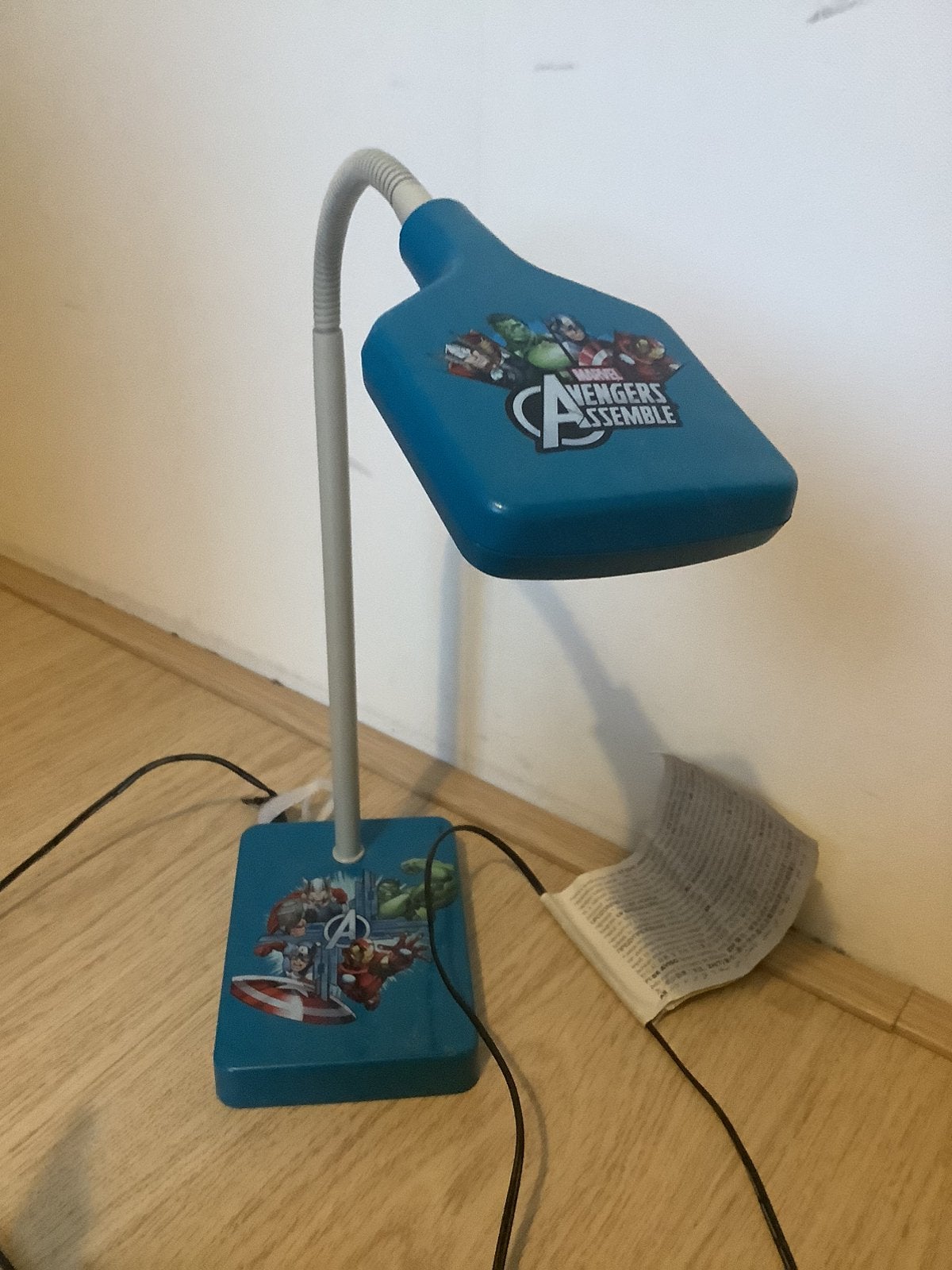 stoere blauwe buraulamp van Philips met de Avengers, Ophalen, Gebruikt, Philips