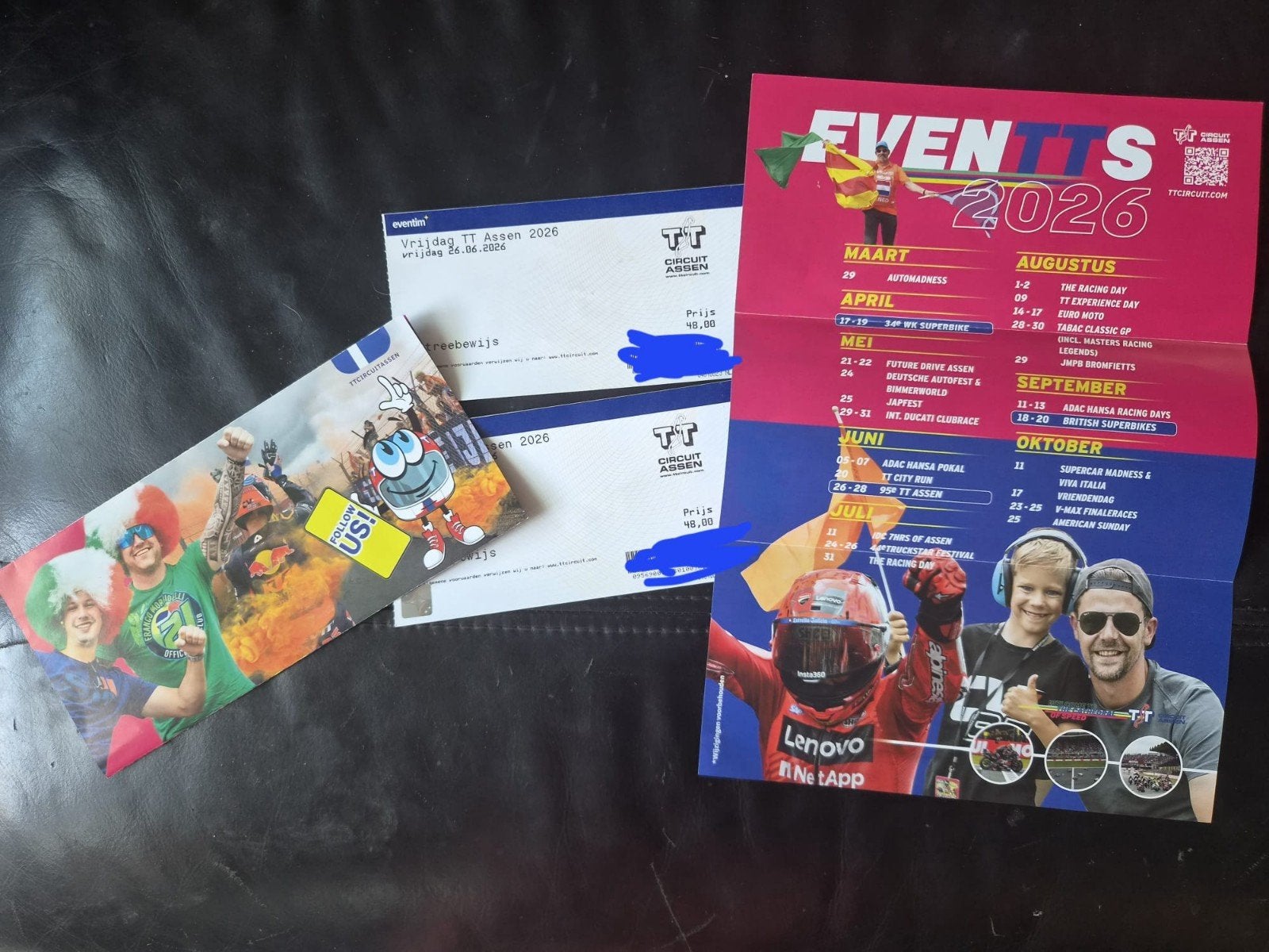 2 tickets voor Moto GP vrijdag training, Ophalen of Verzenden, Overige merken