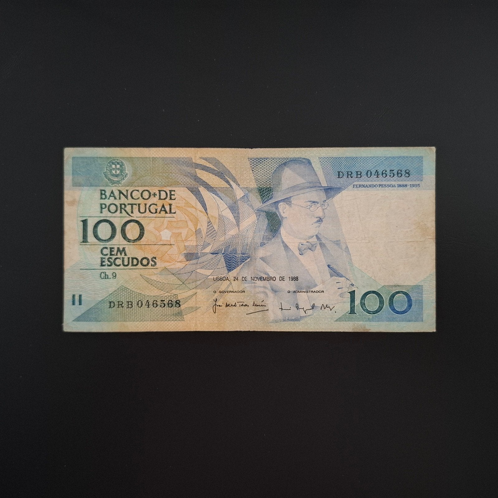 100 escudo Portugal #022, Ophalen of Verzenden, Overige landen, Los biljet