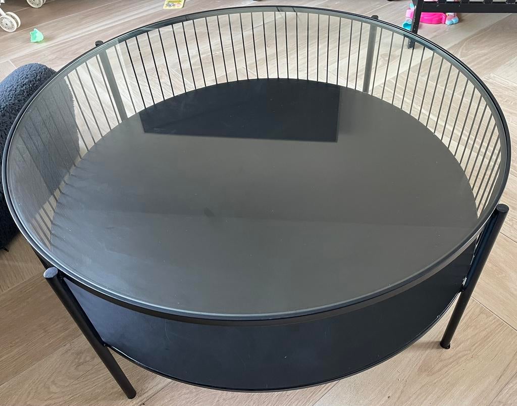 Riverdale Rocco salontafel 80cm, Ophalen, 50 tot 100 cm, 50 tot 75 cm, Rond