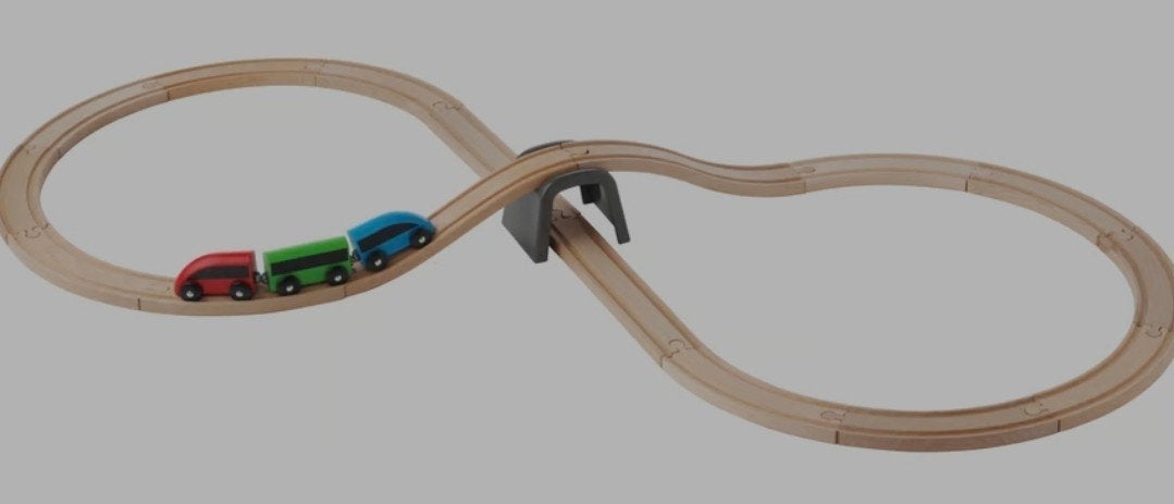 IKEA Lillabo treinset, Kinderen en Baby's, Ophalen, Zo goed als nieuw