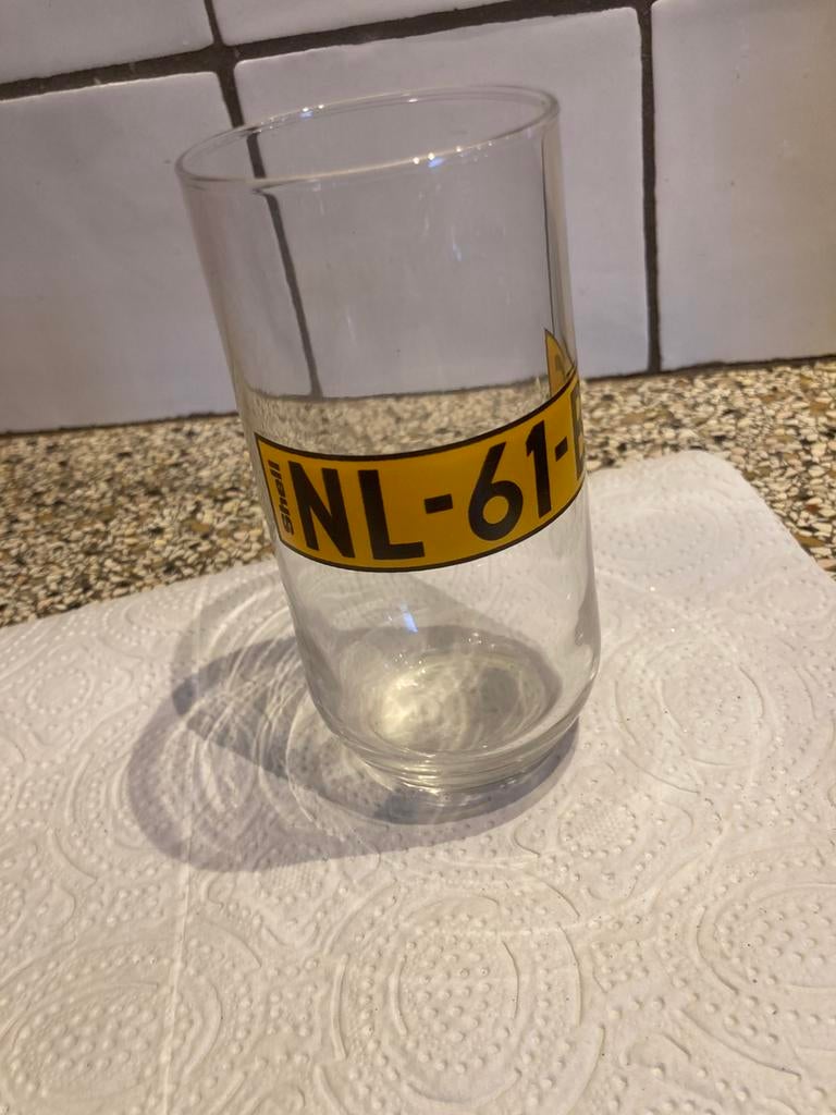 Glas shell, Ophalen of Verzenden, Zo goed als nieuw