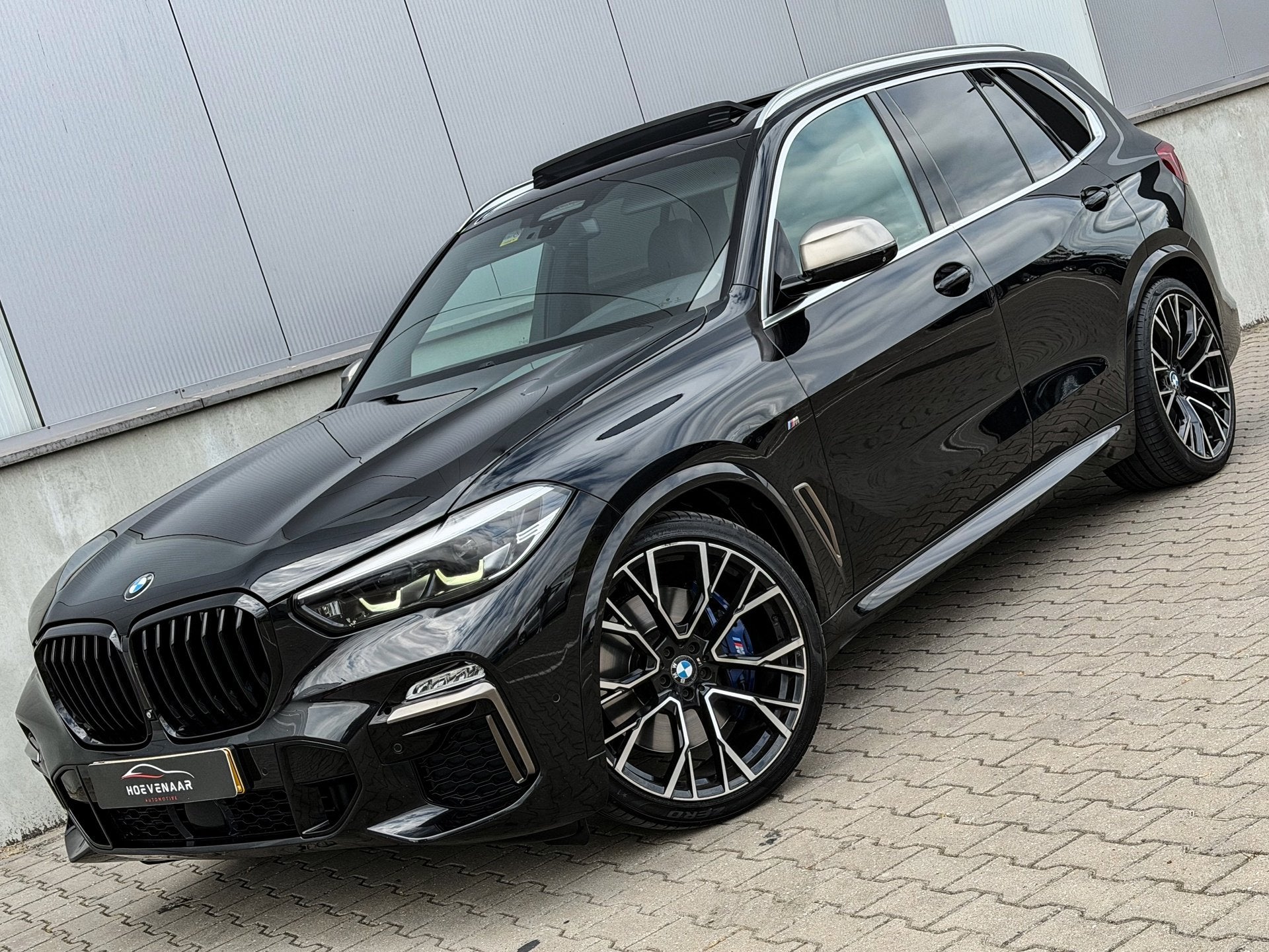 BMW X5 M50d High Executive M-sport 4WB Dealer onh 22Inch, Auto's, BMW, Gebruikt, 2993 cc, Zwart, Leder