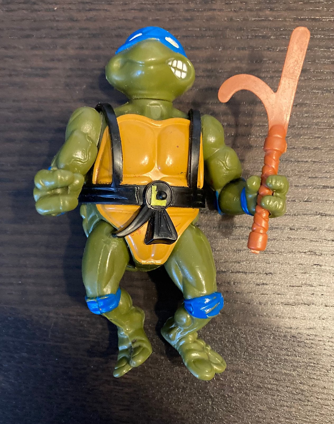 Vintage 1988 Leonardo Ninja Turtles (11 cm), Kinderen en Baby's, Speelgoed | Actiefiguren, Ophalen of Verzenden, Gebruikt
