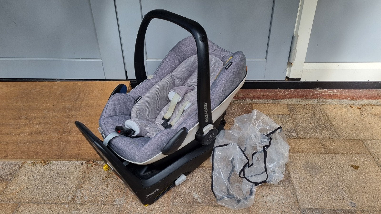 Maxi Cosi Pebble Plus met 2wayfix base, Ophalen, Gebruikt, Verstelbare rugleuning, Isofix
