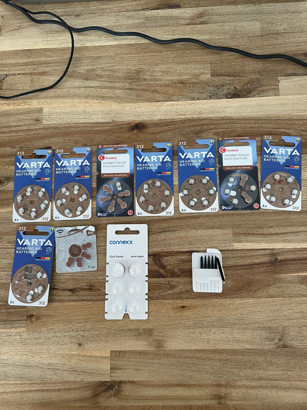 Hoorapparaat batterijen, 4 click dome semi open, Ophalen, Nieuw, Overige typen