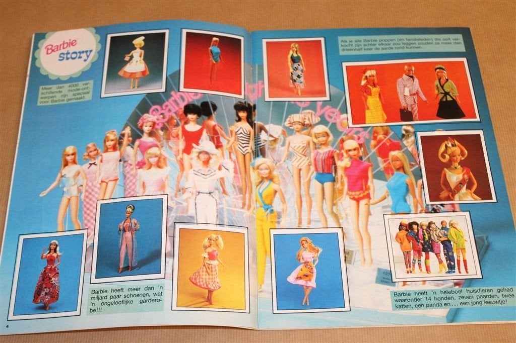 Vintage Barbie Plaatjesalbum Compleet. Panini. 1993., Ophalen of Verzenden, Gelezen