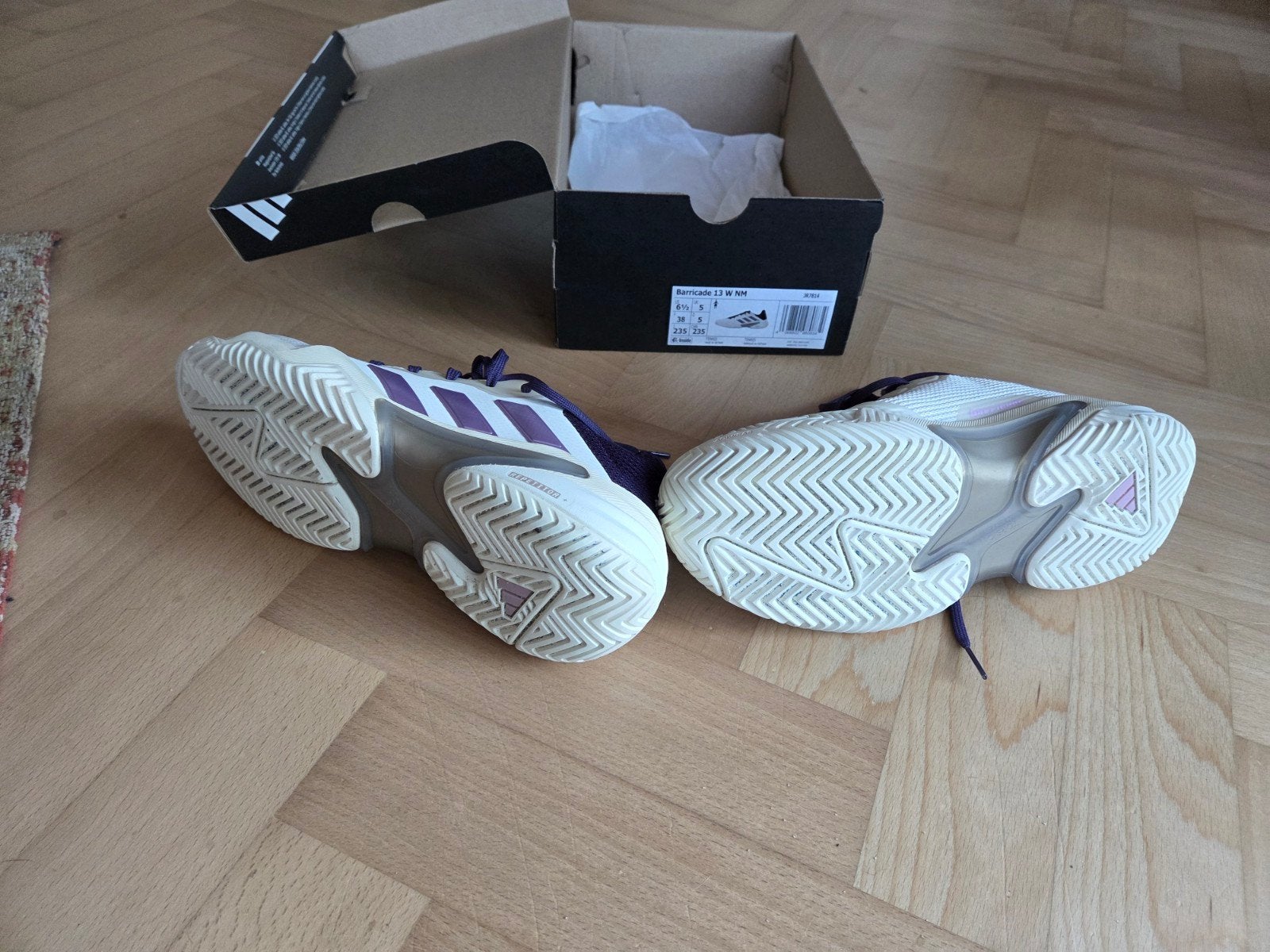 Adidas Barricade 13 W NM Padel - Mt37/38, Kleding | Dames, Schoenen, Adidas, Nieuw, Ophalen of Verzenden, Wit
