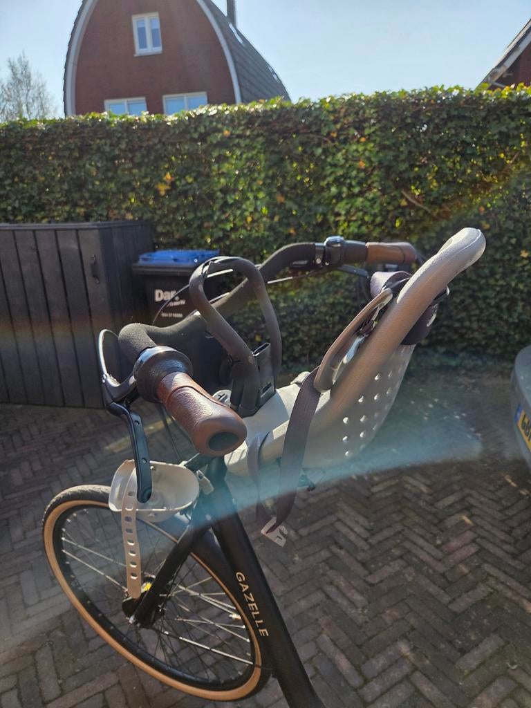 Yepp kinder fietsstoeltje grijs, Ophalen