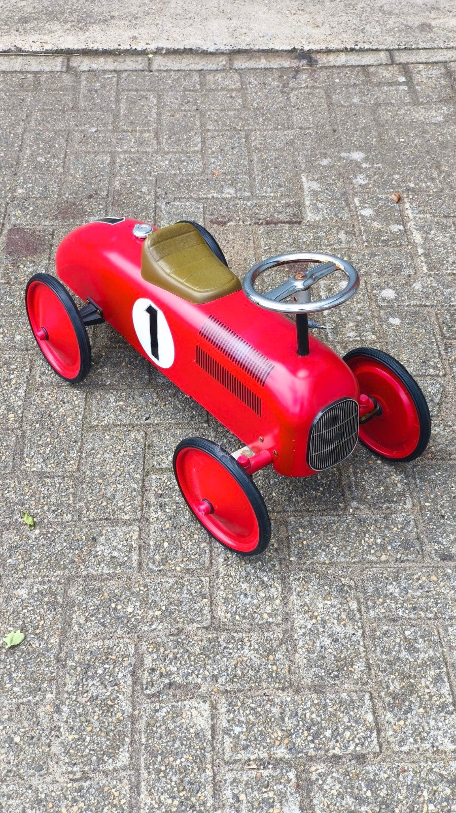 Vintage Rode Trapauto, Ophalen, Zo goed als nieuw