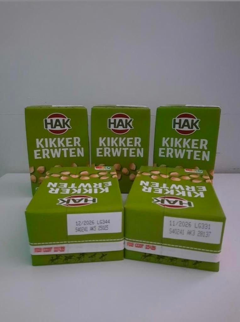 Hak kikkererwten, Ophalen of Verzenden