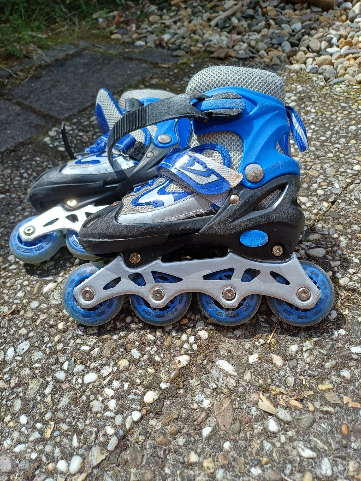 Skeelers, Kinderen en Baby's, Speelgoed | Buiten | Rolschaatsen, Ophalen, Kinderen, Verstelbaar, Gebruikt