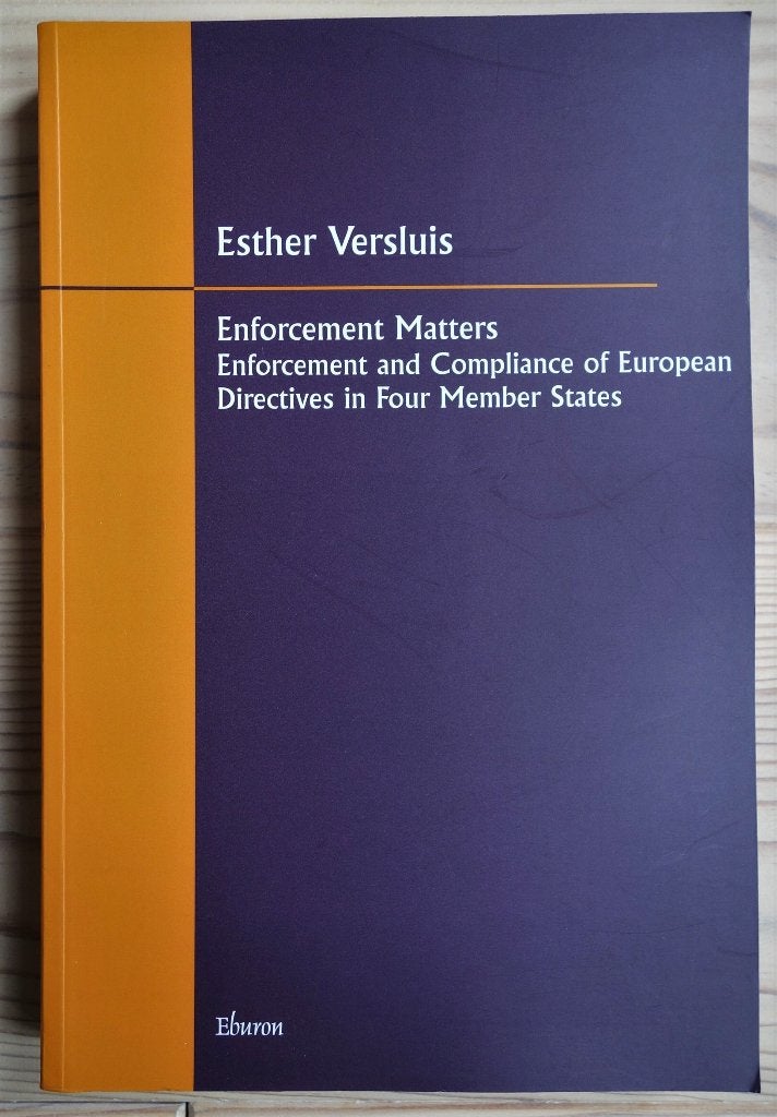 Enforcement Matters - Esther Versluis, Verzenden, Nieuw, WO, Versluis