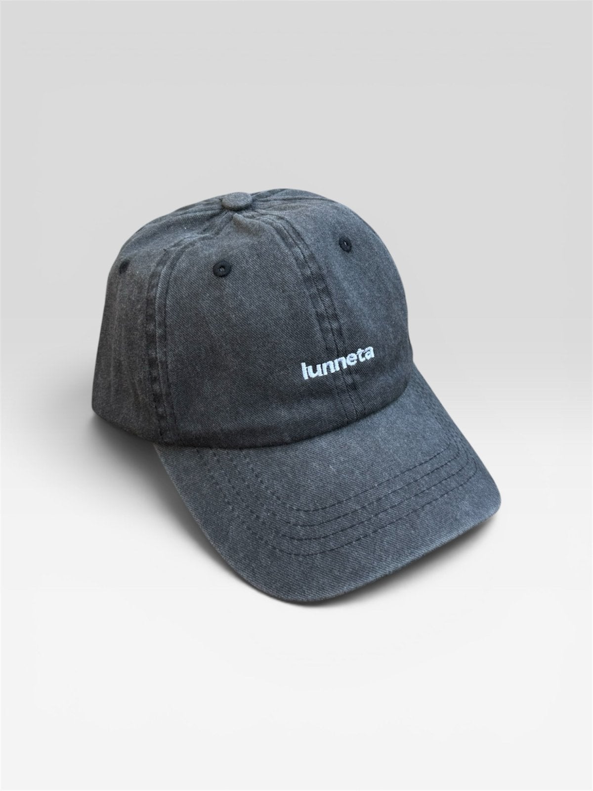Pet Lunneta - Stijlvolle Donkergrijze Baseballpet, Verzenden, Zo goed als nieuw, One size fits all, Pet