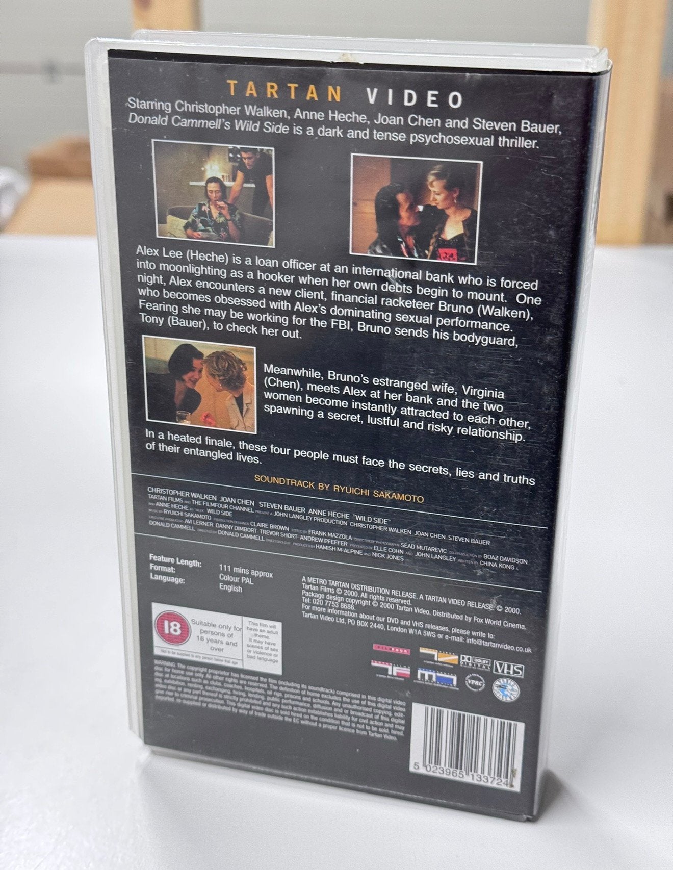 Wild side sexy film VHS - Videoband 1995 donald cammell’s, Vanaf 18 jaar, Ophalen of Verzenden, Zo goed als nieuw
