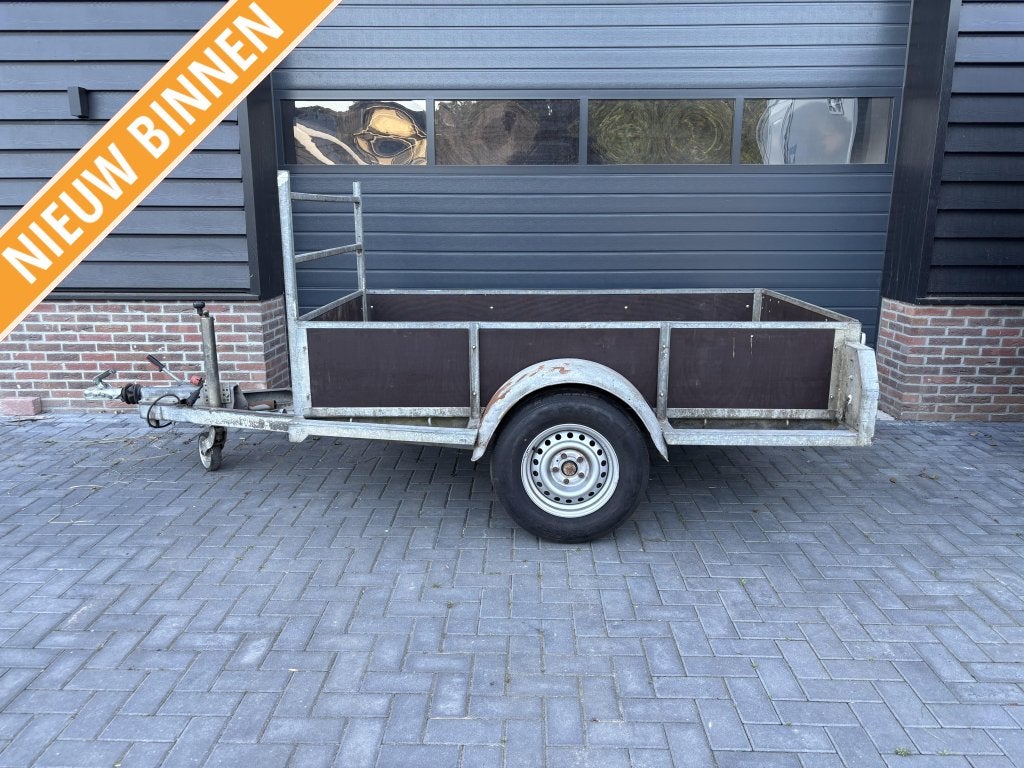 Enkelasser aanhanger aanhangwagen bakwagen geremd 1300 kg, Gebruikt