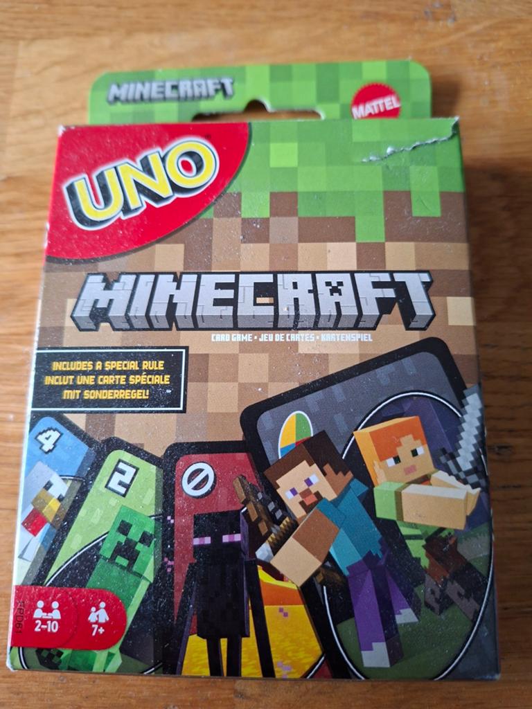 Minecraft UNO kaartspel, Ophalen of Verzenden