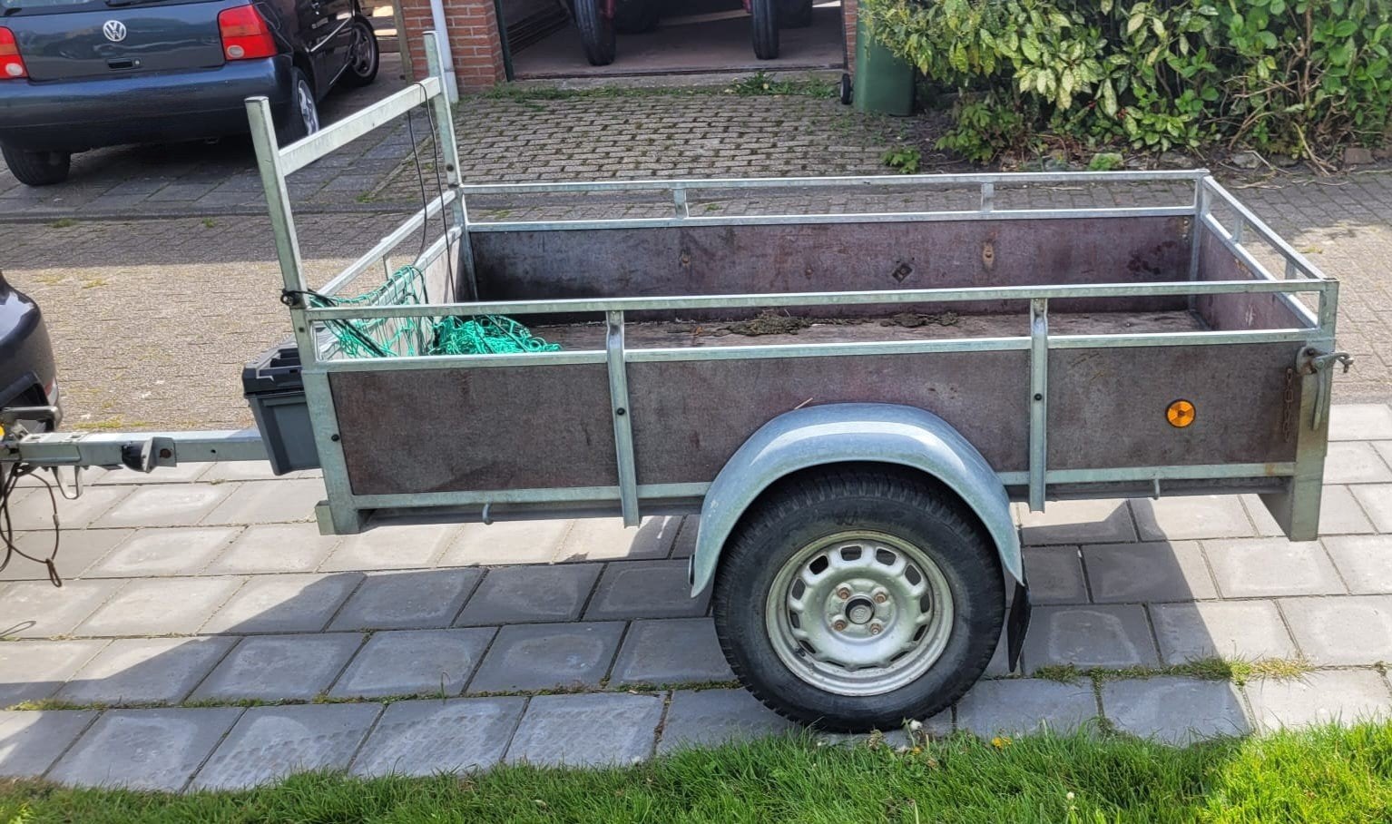 Stevige aanhanger, Ophalen, Gebruikt
