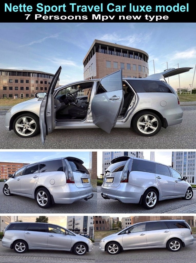 Nette Mpv Grandis 2.4i Mivec 2007 Airco 7pers Pc Thk Inr Mog, Voorwielaandrijving, Euro 5, 164 pk, Navigatiesysteem